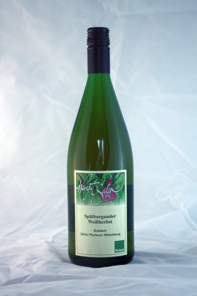 2024er Spätburgunder Kabinett Weißherbst lieblich (Bio)